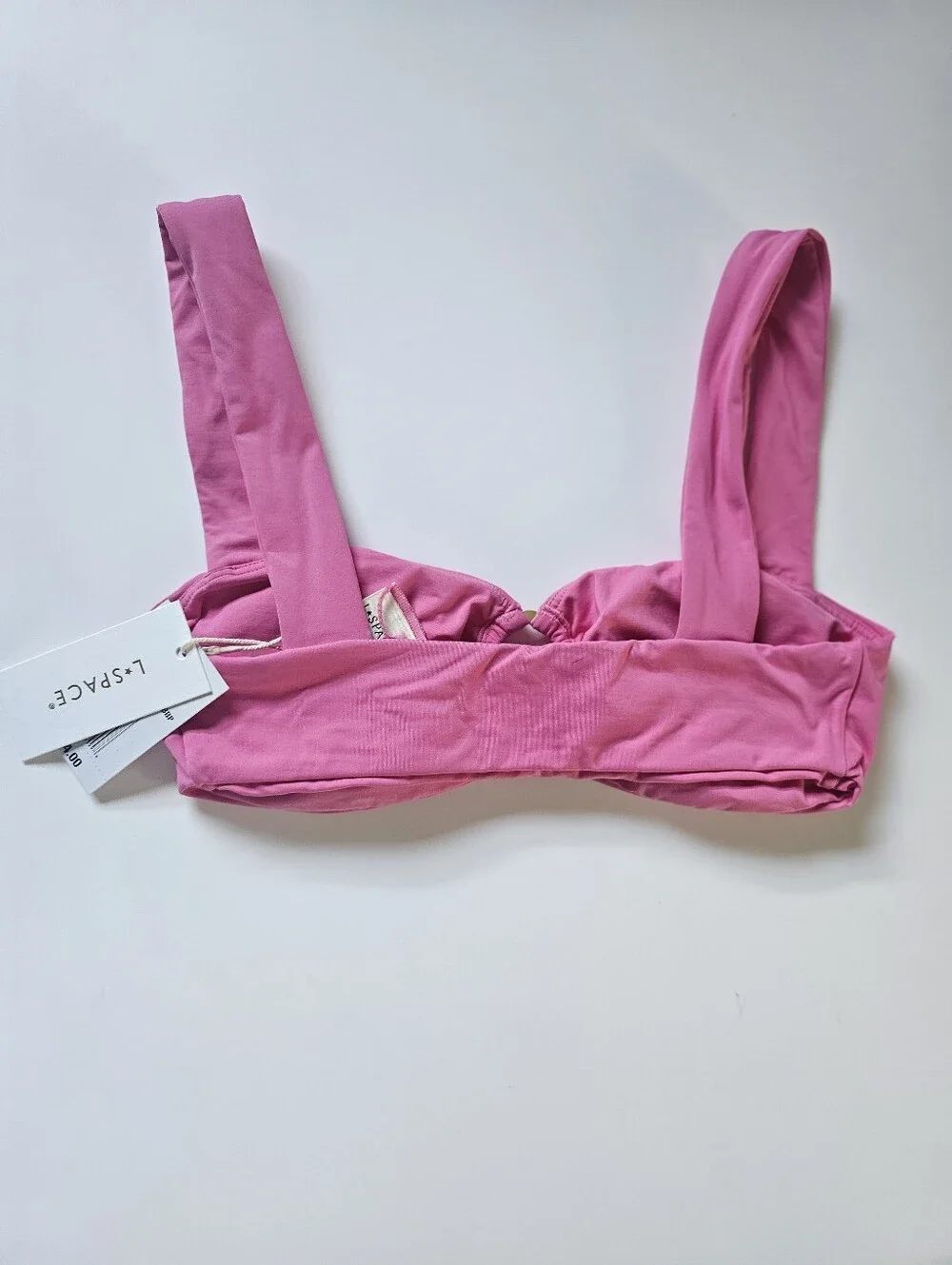 ​L*Space Willow Pink O-Ring Bikini Top NWT Size XS